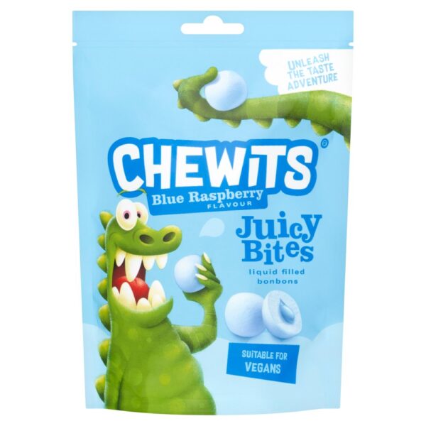 Chewits Blue Raspberry Flavour Juicy Bites 115g 115g × 10 × 1