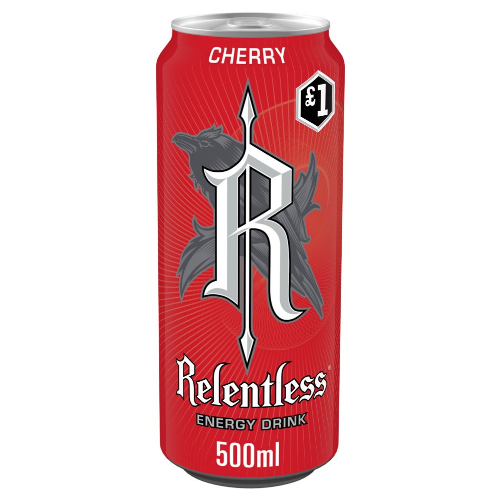 Relentless Cherry Energy Drink 500ml   500ml × 12 × 1