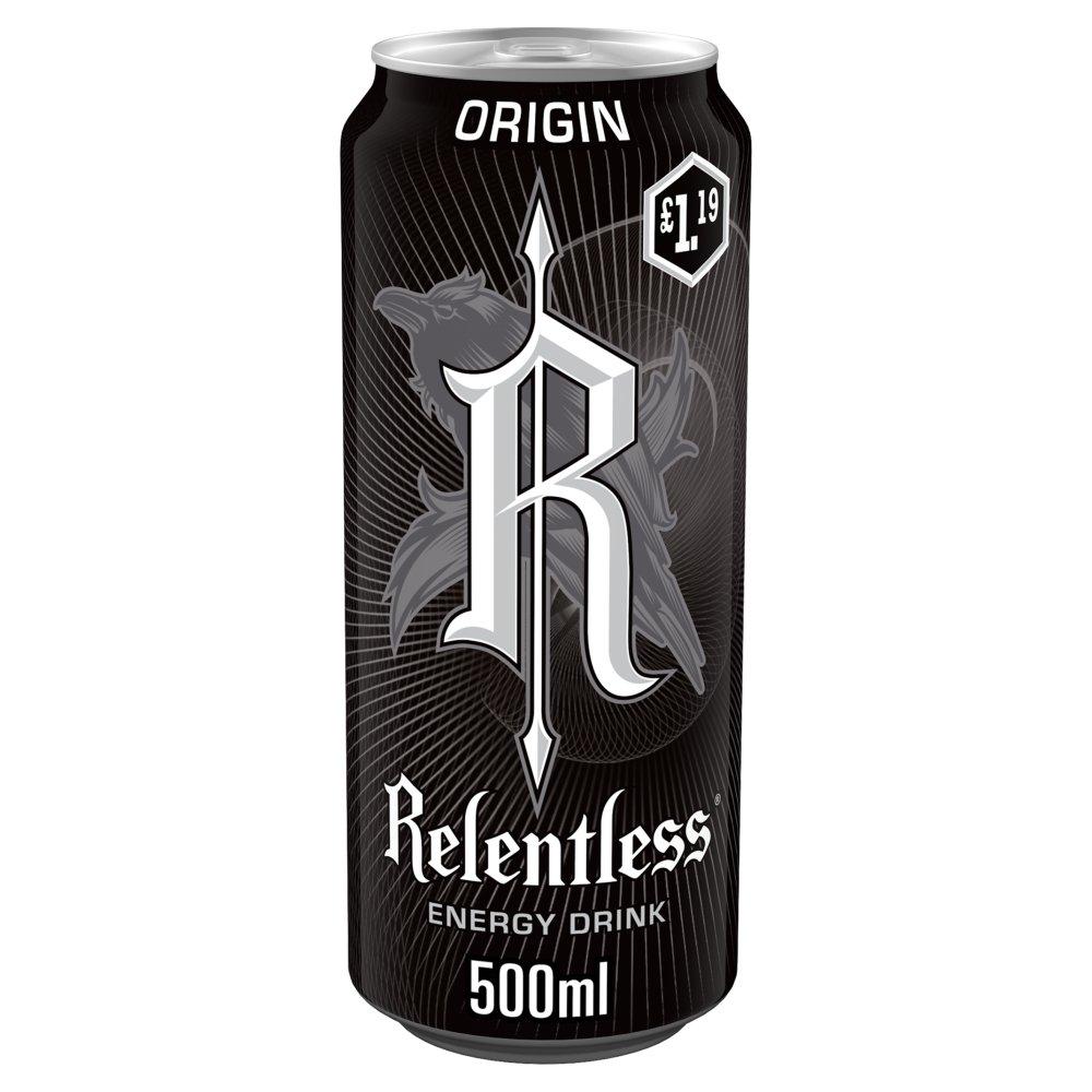 Relentless Origin Energy Drink 500ml   500ml × 12 × 1