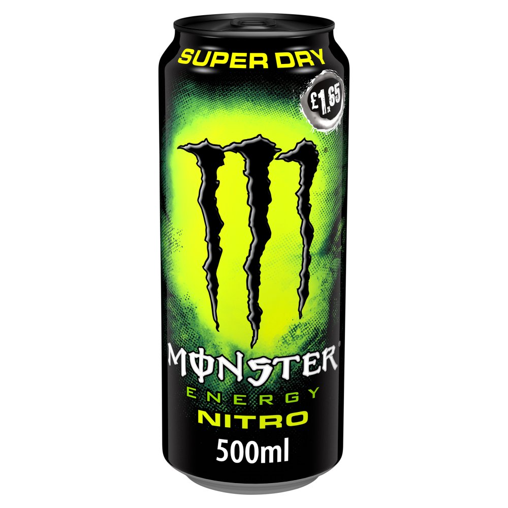 Monster Energy Drink Nitro Super Dry 12 x 500ml   500ml × 12 × 1