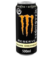 Monster Energy Drink Reserve Orange Dreamsicle 12 x 500ml   500ml × 12 × 1