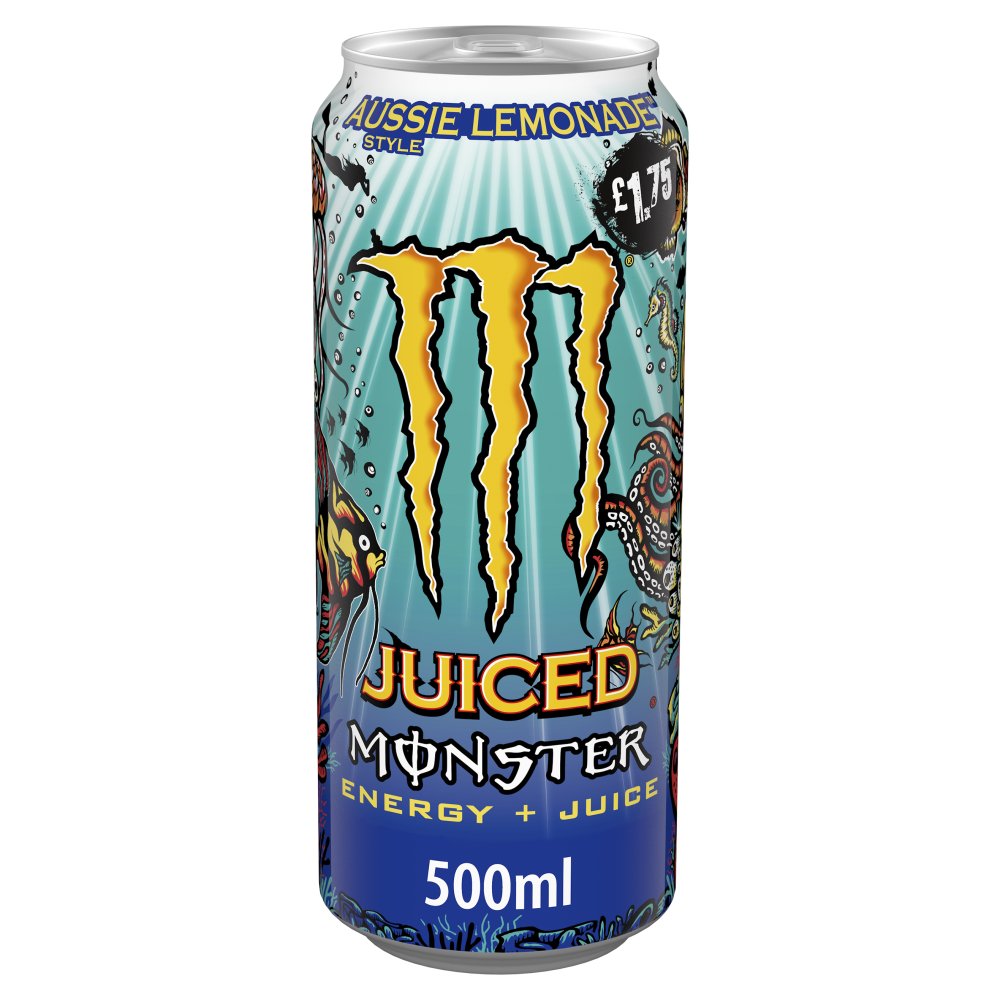 Monster Energy Drink Aussie Lemonade 500ml   500ml × 12 × 1