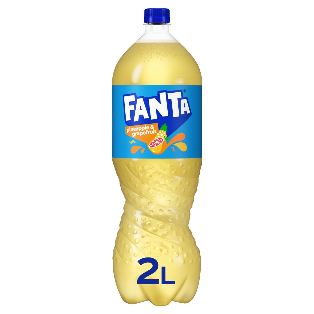 Fanta Pineapple & Grapefruit 2L 2Ltr × 6 × 1