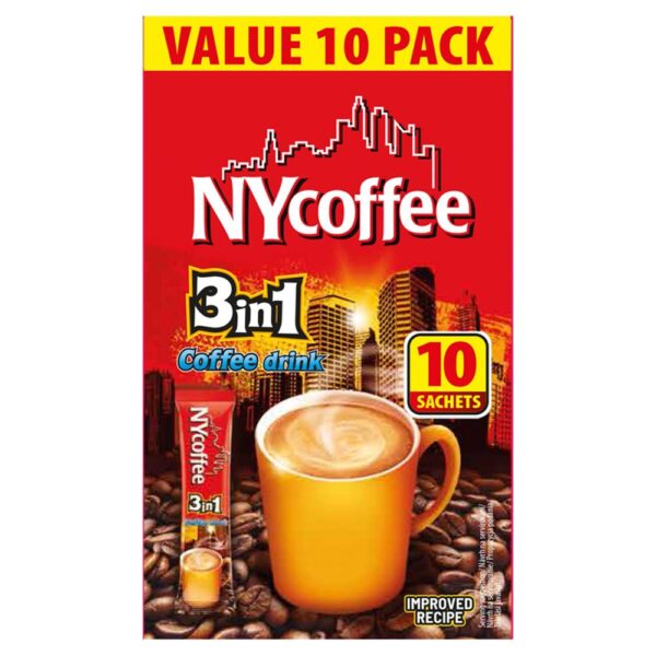 Nycoffee 3 in 1 Coffee Drink 10 x 14g (140g) 10s × 10 × 1