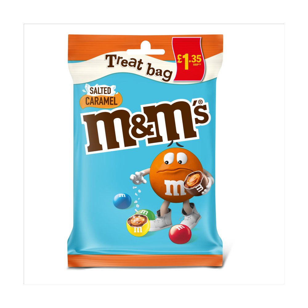 M&M’s Salted Caramel Milk Chocolate Treat Bag   70g 70g × 16 × 1