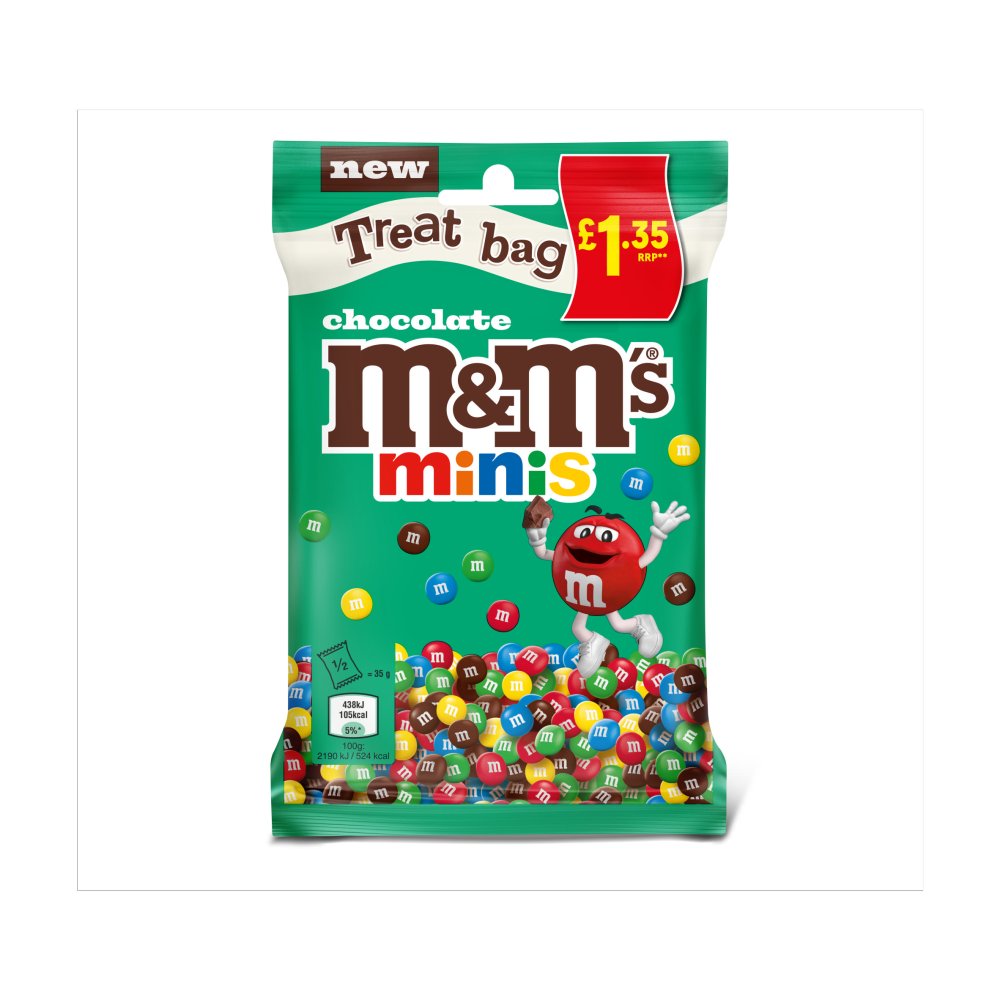M&M’s Minis Bites Milk Chocolate Treat Bag   70g 70g × 16 × 1