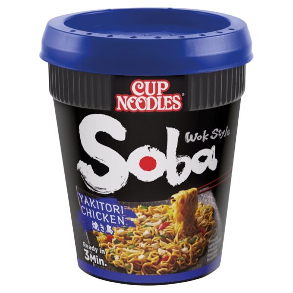 Nissin Soba Yakitori Chicken Instant Wok Style Noodles Pot 89g 89g × 8 × 1