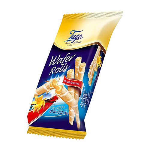 Tago Wafer Rolls Vanilla Cream  150g × 1