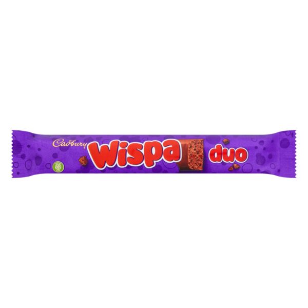 Cadbury Wispa Duo Chocolate Bar 47.4g 47g × 32 × 1