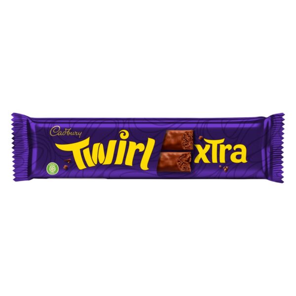Cadbury Twirl Xtra Duo Chocolate Bar 54g 54g × 36 × 1