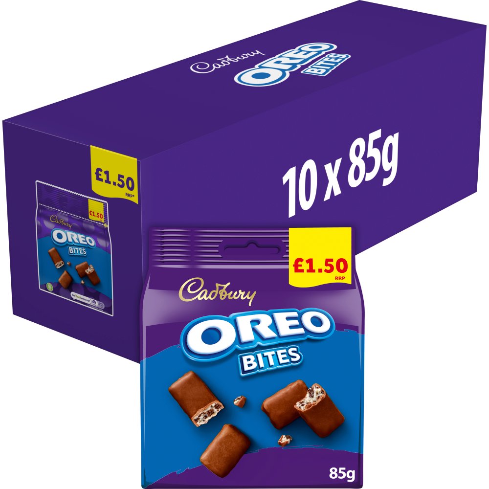 Cadbury Oreo Bites Chocolate Bag   85g 85g × 10 × 1