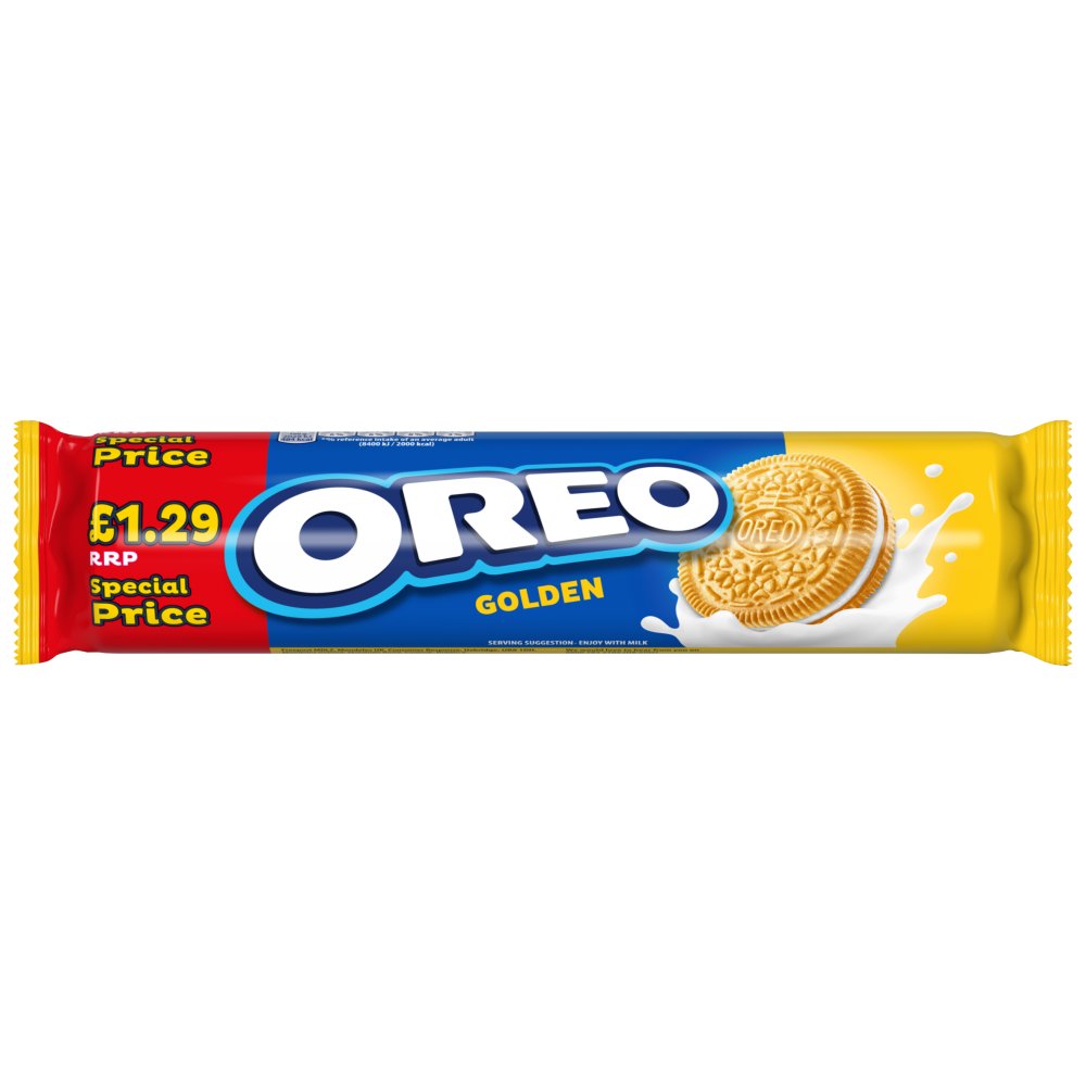 Oreo Golden Sandwich Biscuits   154g 154g × 16 × 1