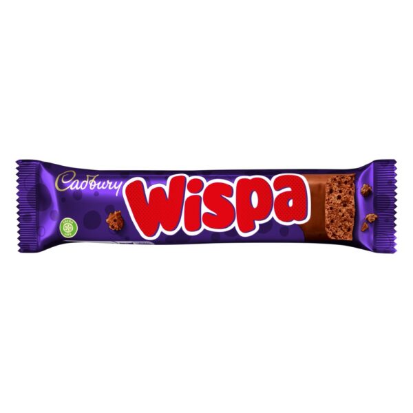 Cadbury Wispa Chocolate Bar, 36g Std × 48 × 1