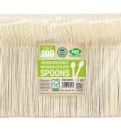 Pps Wooden Spoon 100s × 10