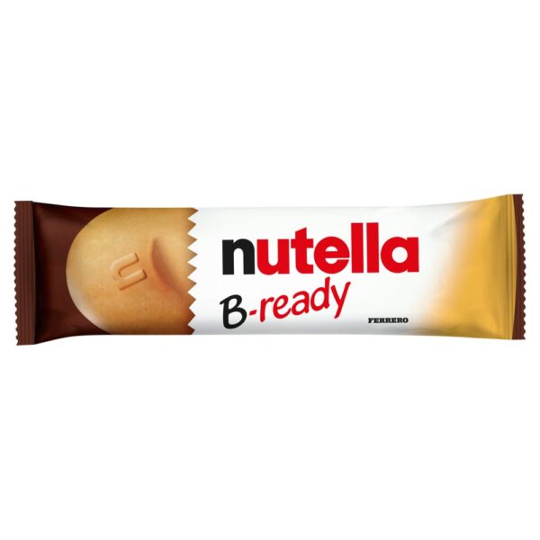 Nutella B-ready Hazelnut Chocolate Spread Filled Cereal Bar Snack 22g 22g × 36 × 1