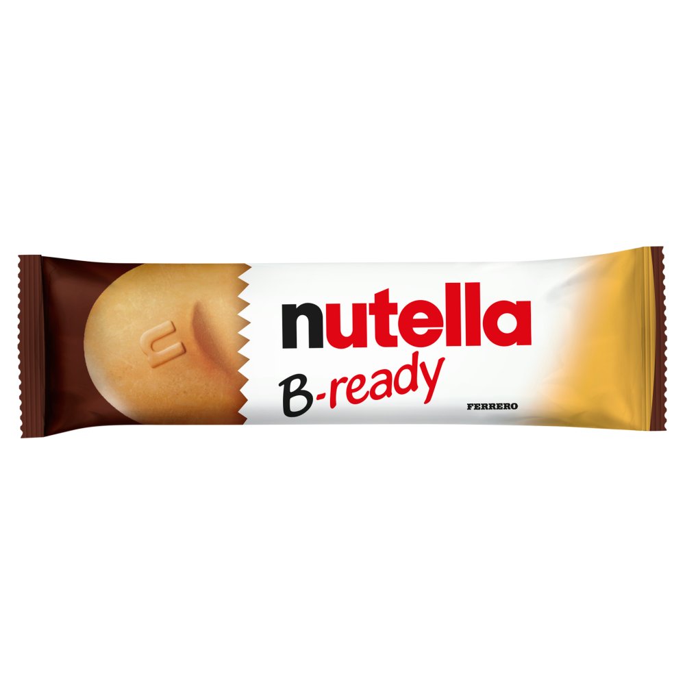 Nutella B-ready Hazelnut Chocolate Spread Filled Cereal Bar Snack 22g 22g × 36 × 1