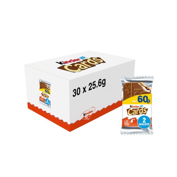 Kinder Cards 25.6g 26g × 30 × 1