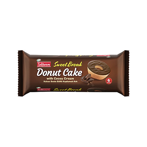 Sultanim Cocoa Coated Donut Cake 12X240g 240g × 1