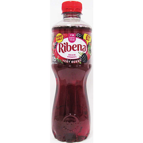 Ribena Very Berry   500ml × 12 × 1