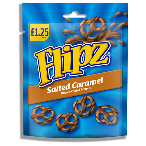 Flipz Salted Caramel Pretzel 6X80g   80g × 12 × 1