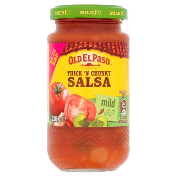 Old El Paso Thick 'N Chunky Salsa 226g 226g × 4 × 1