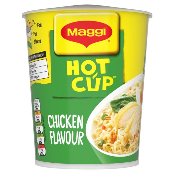 Maggi Chicken Flavour Hot Cup 59.2g 59.2g × 8 × 1