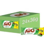 Aero Bubbly Peppermint Chocolate Bar 36g  75p Bar × 24 × 1
