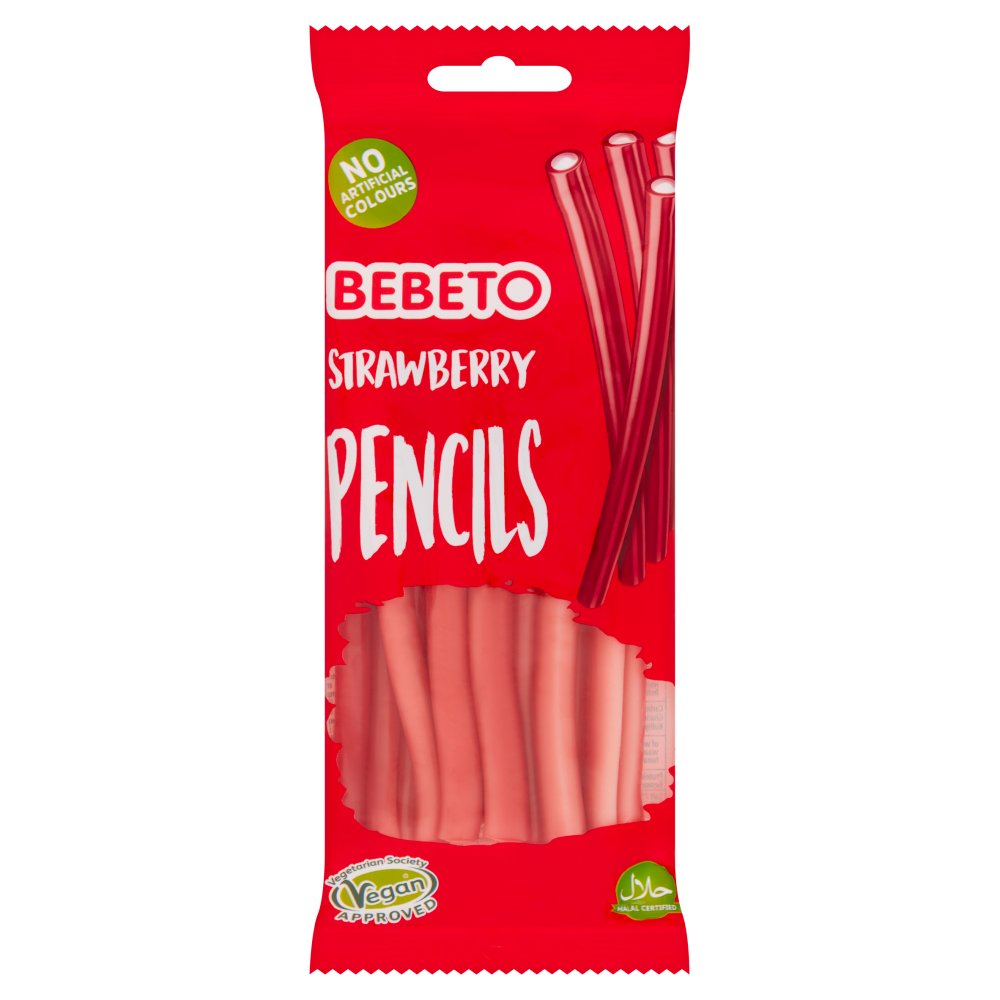 Bebeto Strawberry Pencils 160g 160g × 12 × 1