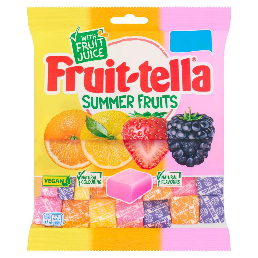 Fruit-tella Summer Fruits 135g 135g × 12 × 1
