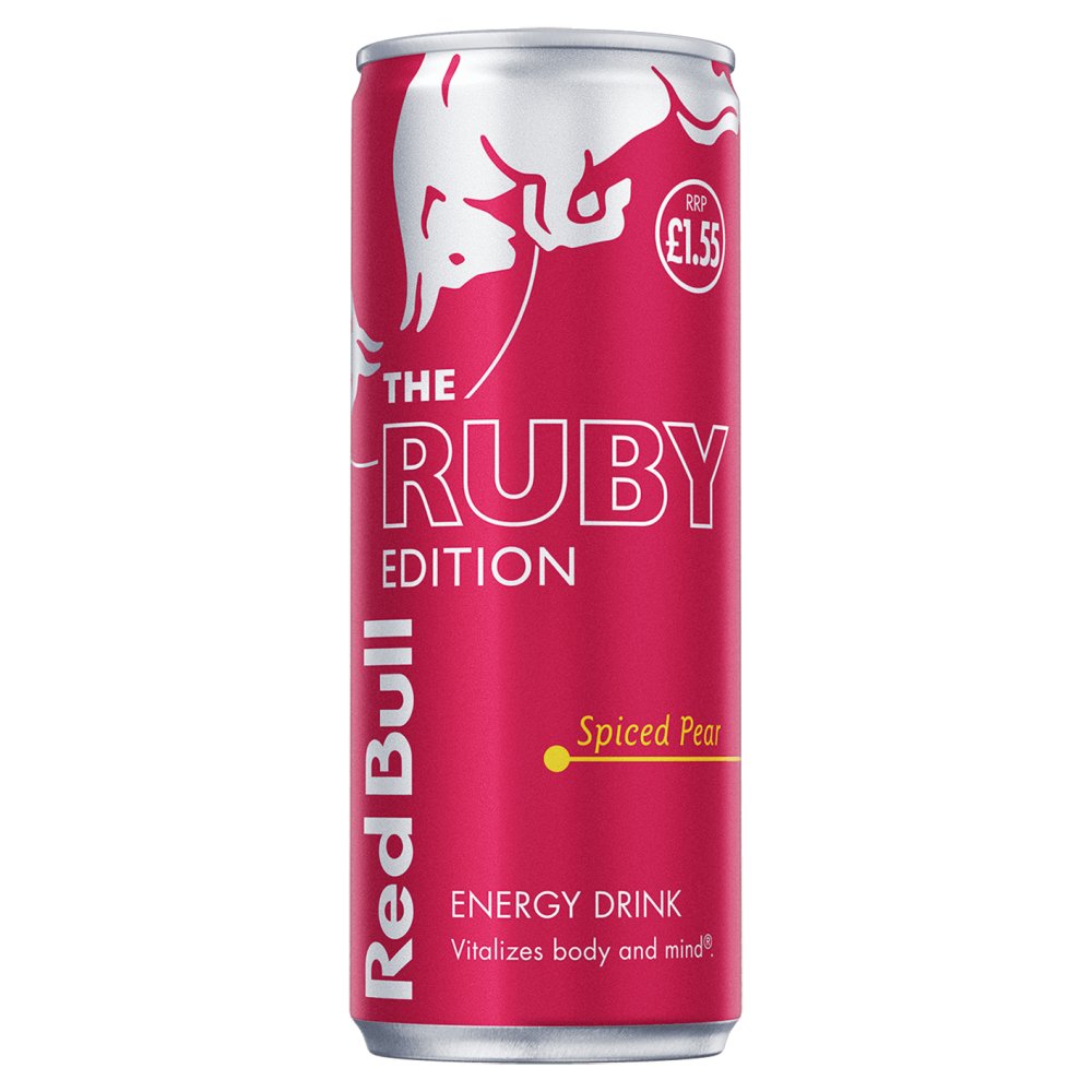 Red Bull Energy Drink Ruby Edition Spiced Pear 250ml  1.55 250ml × 12 × 1