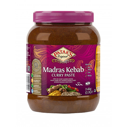 Patak’s Original Madras Kebab Curry Paste 2.4kg 2.4Kg × 2