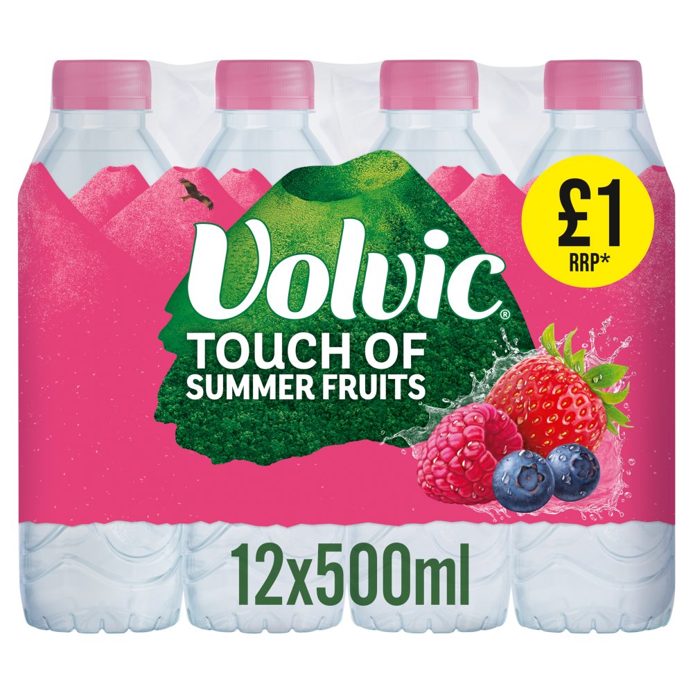 Volvic Touch of Summer Fruits 500ml 500ml × 12 × 1