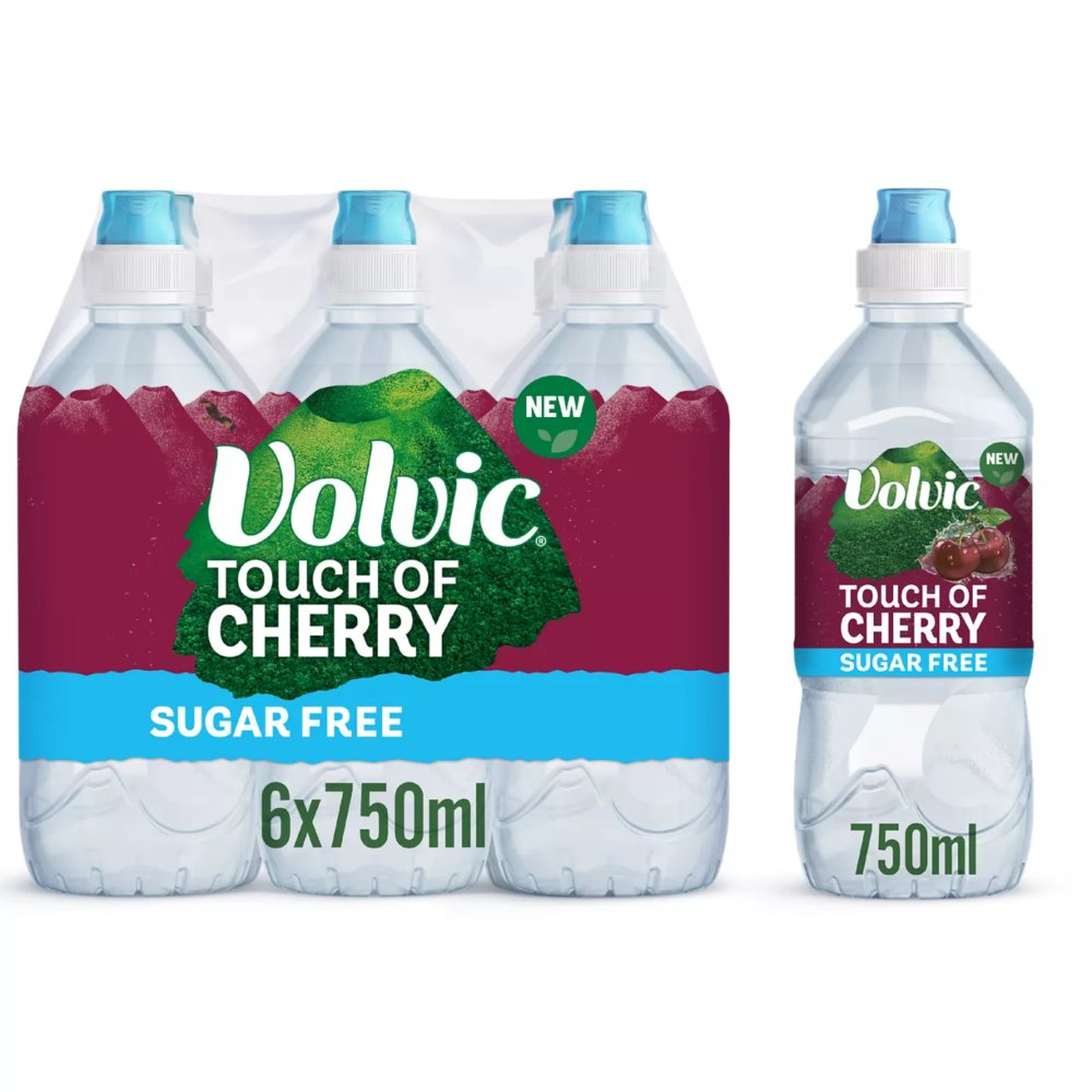 Volvic Touch of Fruit Cherry 6 x 750ml 750ml × 6 × 1