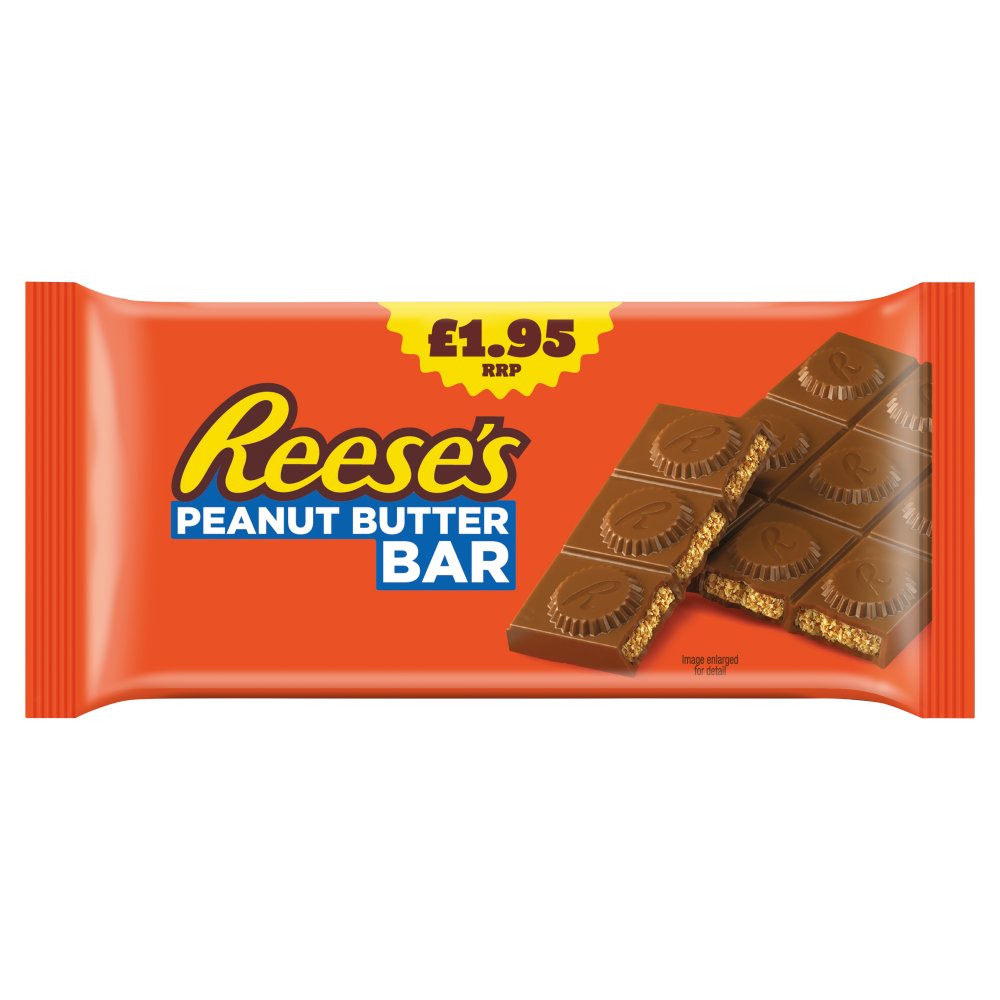 Reese’s Peanut Butter and Milk Chocolate Flavour Bar 90g 90g × 16 × 1