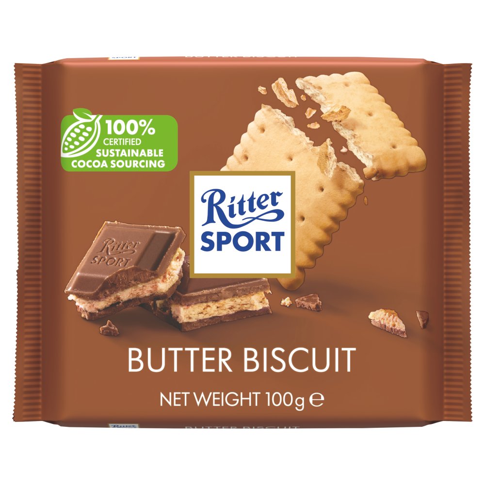 Ritter Sport Butter Biscuit 100g 100g × 5 × 1