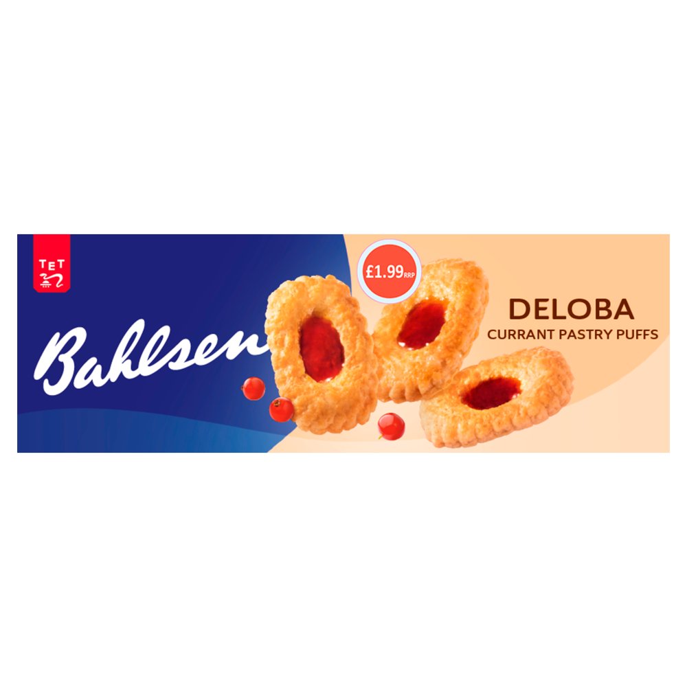 Bahlsen Deloba Currant Pastry Puffs 100g 100g × 12 × 1