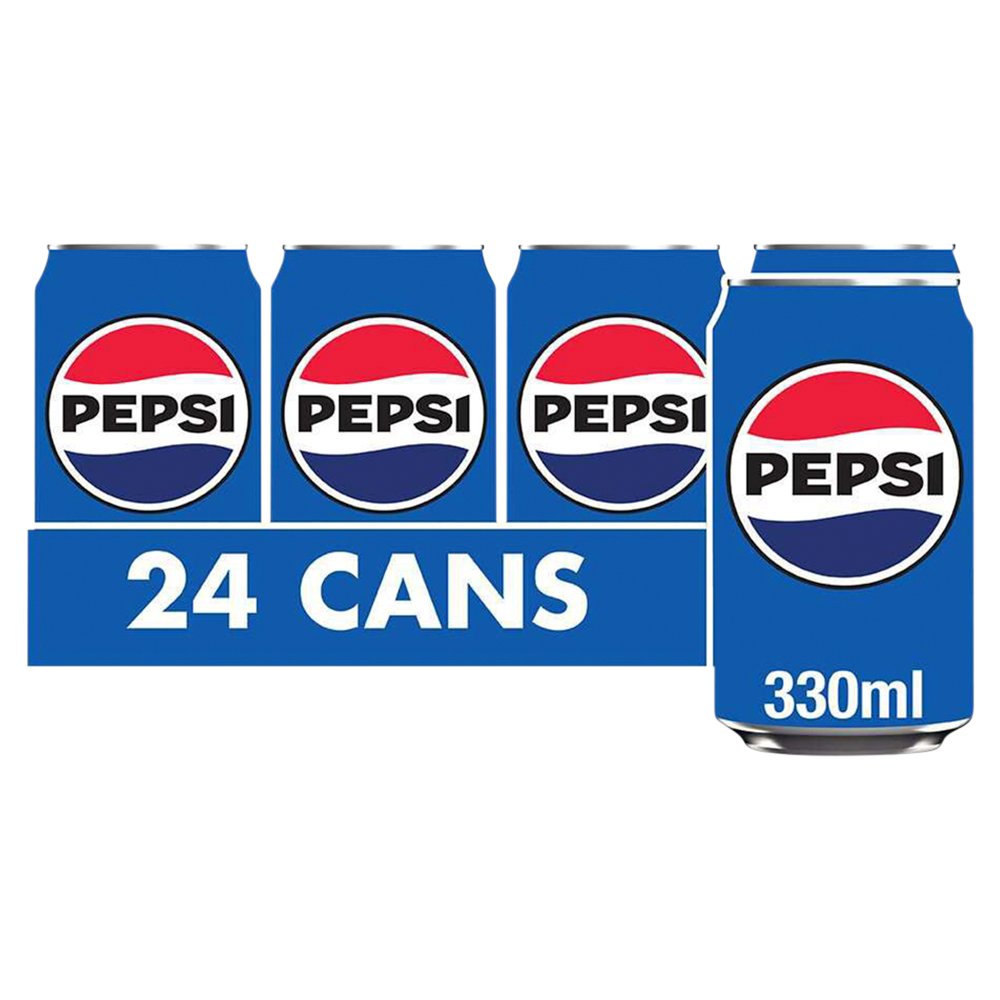 Pepsi Cola Cans 24 x 330ml 330ml × 24 × 1