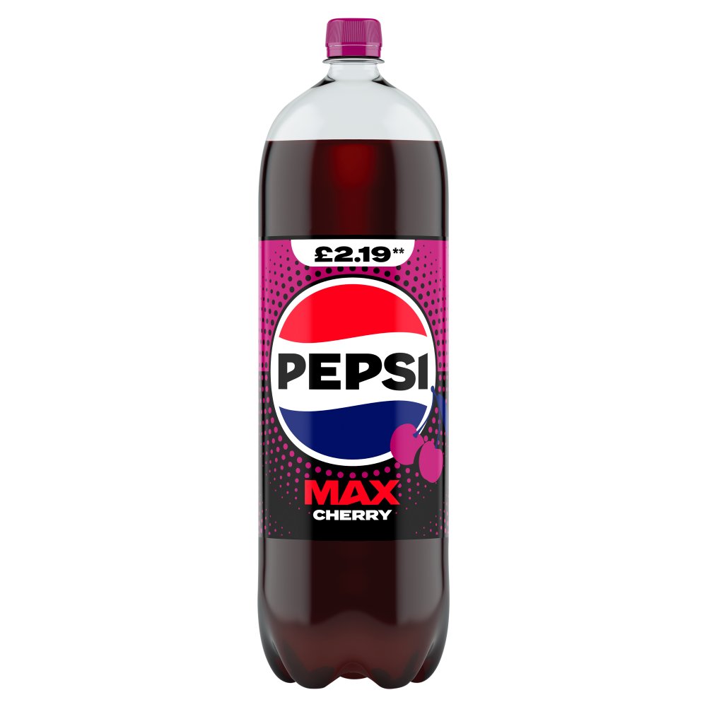 Pepsi Max Cherry Bottle  2L 2Ltr × 6 × 1