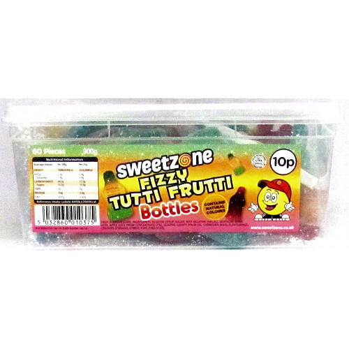 Sweetzone Fizzy Tutti Fruity 10p × 60 × 1