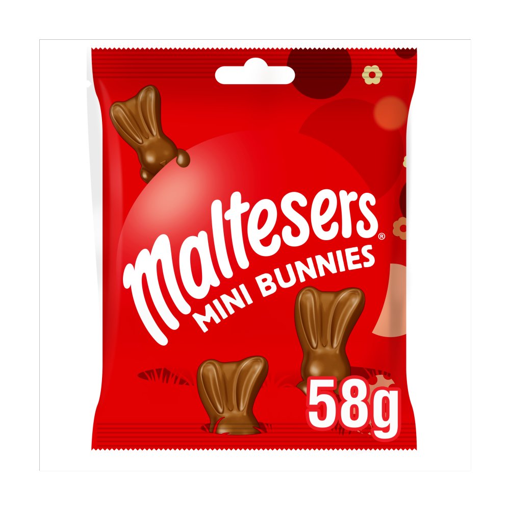 Maltesers Chocolate Mini Bunnies Bag 58g 58g × 24 × 1