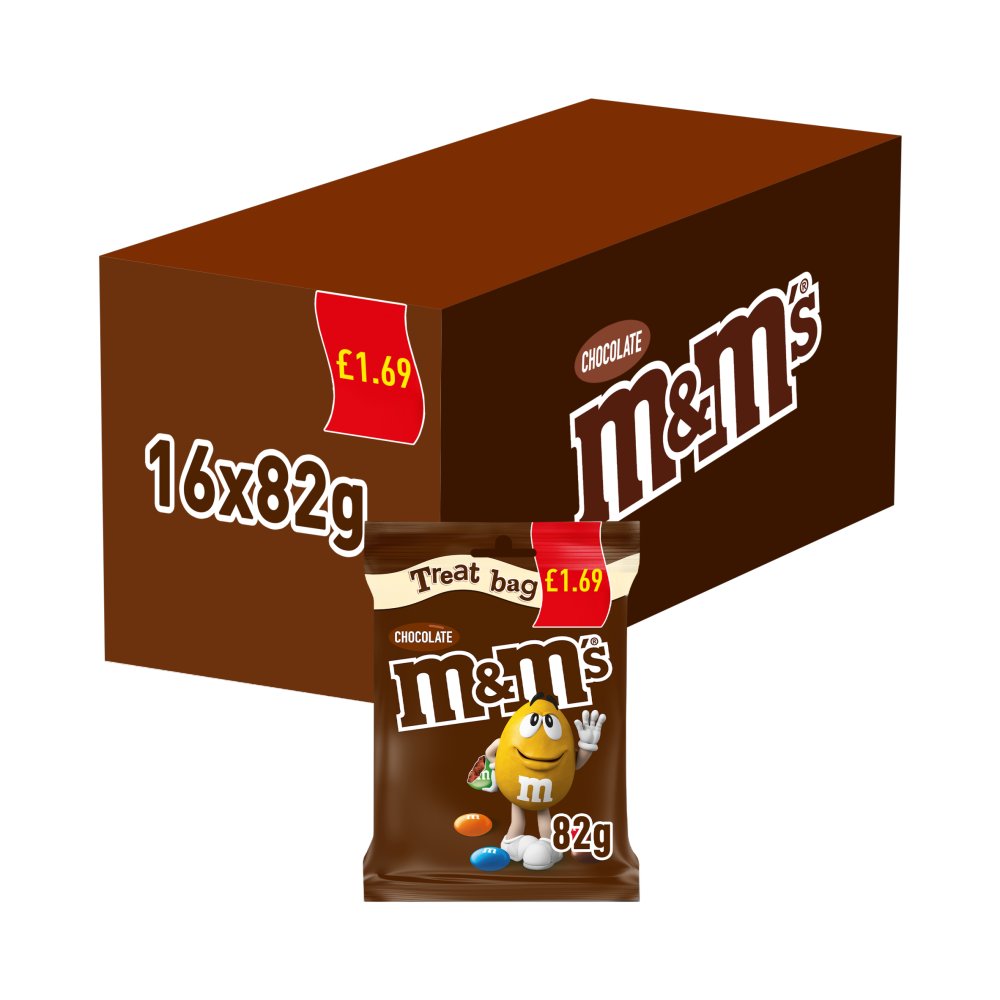 M&M’S Milk Chocolate Bag   82g × 16 × 1