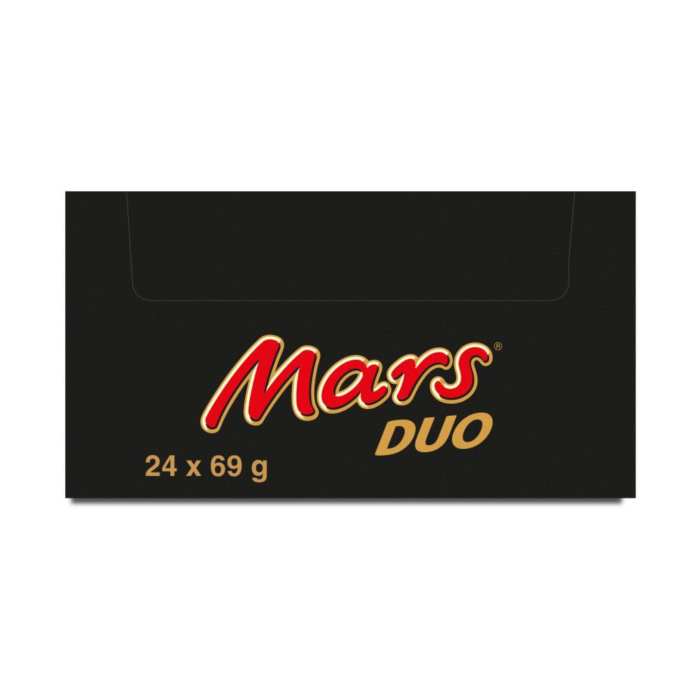 Mars Duo Caramel & Milk Chocolate Bar 69g 69g × 24 × 1