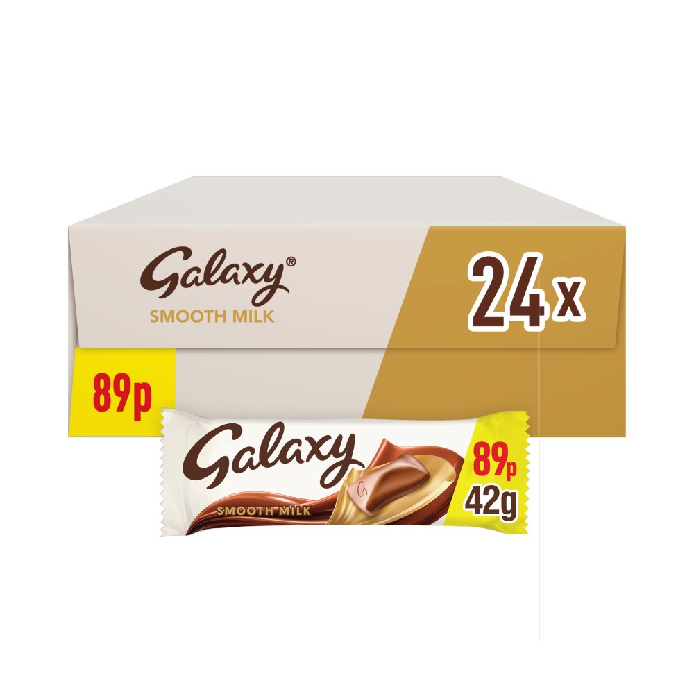Galaxy Milk Chocolate Bar 42g 42g × 24 × 1