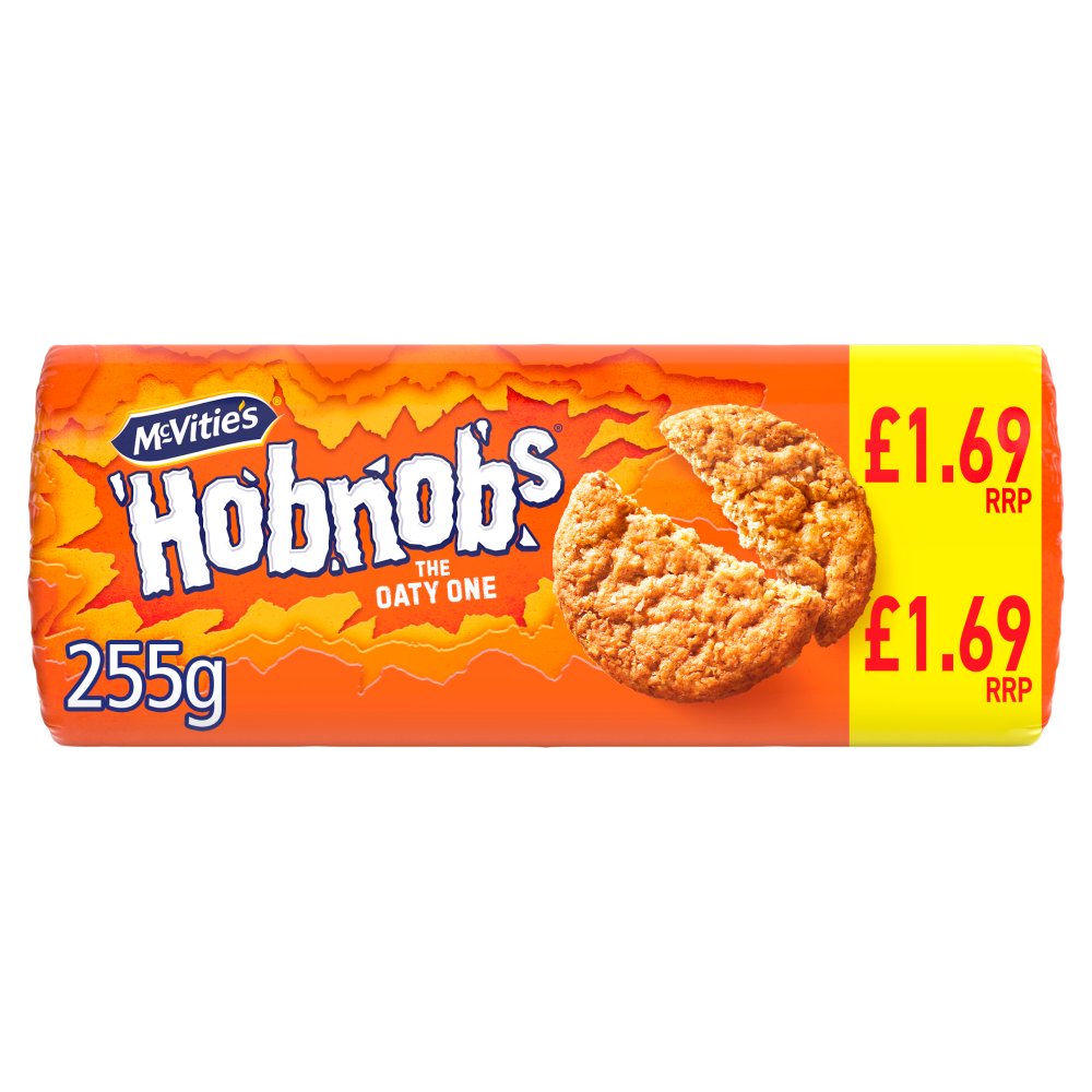 McVitie’s Hobnobs Biscuits – The Oaty One 255g 255g × 12 × 1