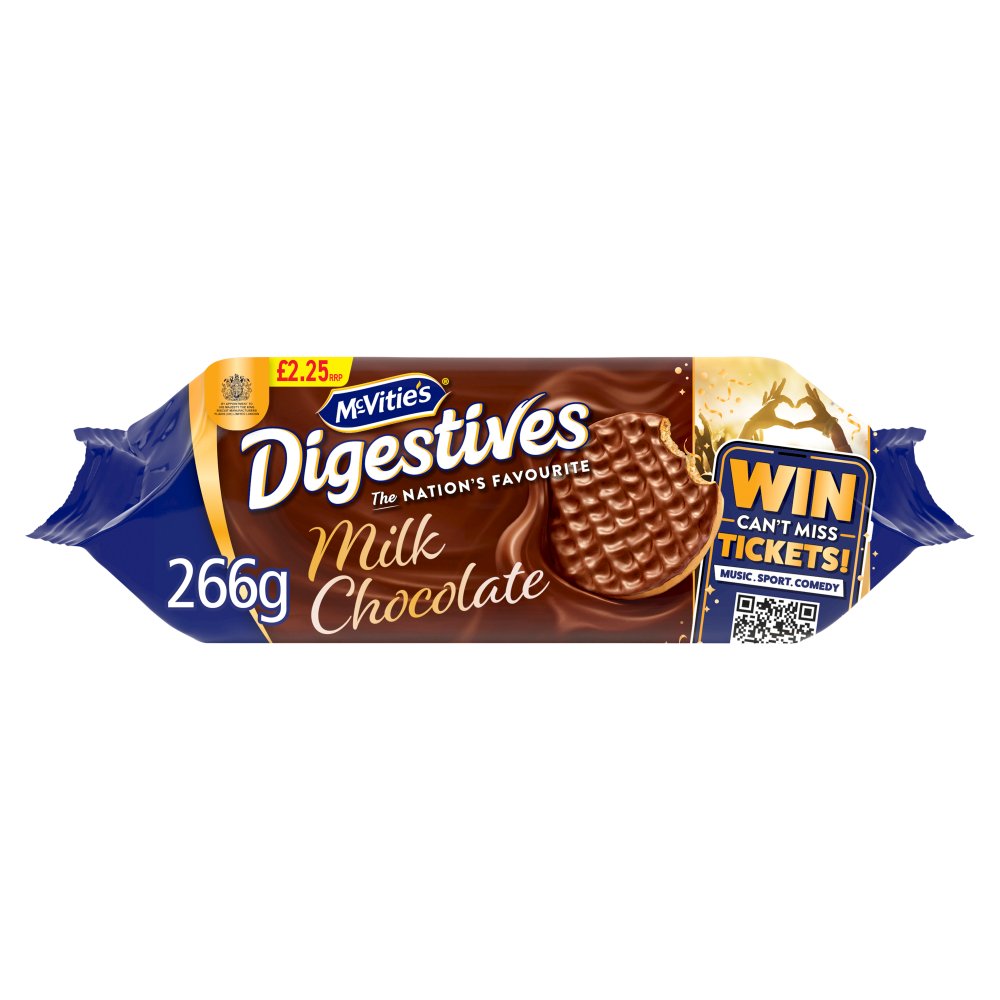 McVitie’s Milk Chocolate Digestive Biscuits 266g 266g × 15 × 1