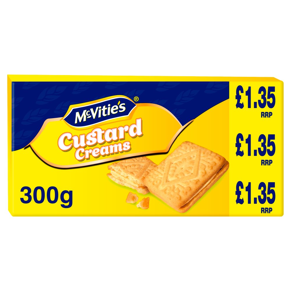 Mcvitie’s Custard Creams 300g 300g × 12 × 1