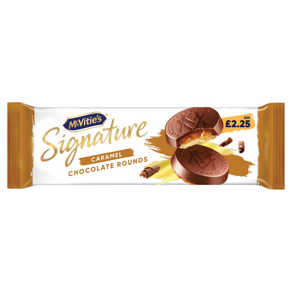 McVitie’s Signature Caramel Chocolate Rounds 109g 109g × 15 × 1