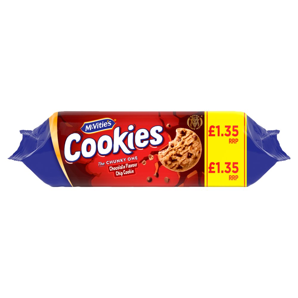 McVitie’s Cookies The Chunky One Chocolate Flavour Chip Cookie 150g 150g × 12 × 1