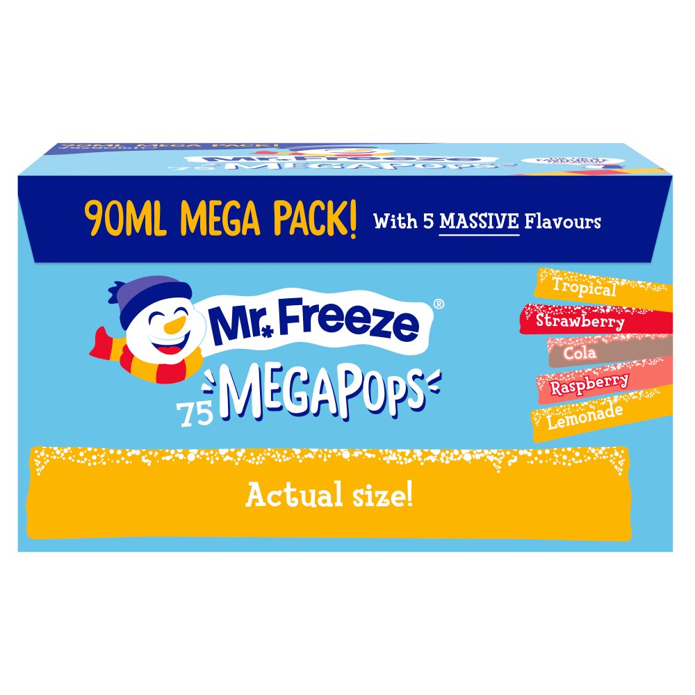Mr Freeze Megapops 75x90ml 90ml × 75 × 1