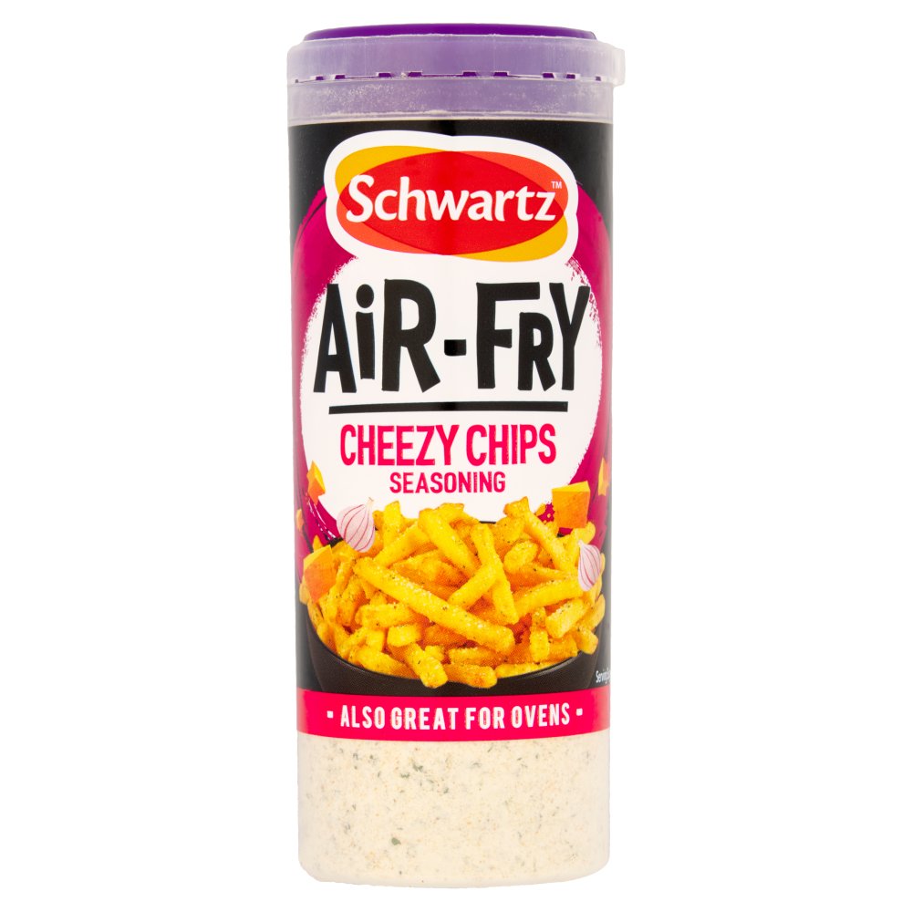 Schwartz Air Fryer Cheezy Chips Seasoning Drum 140g 140g × 6 × 1